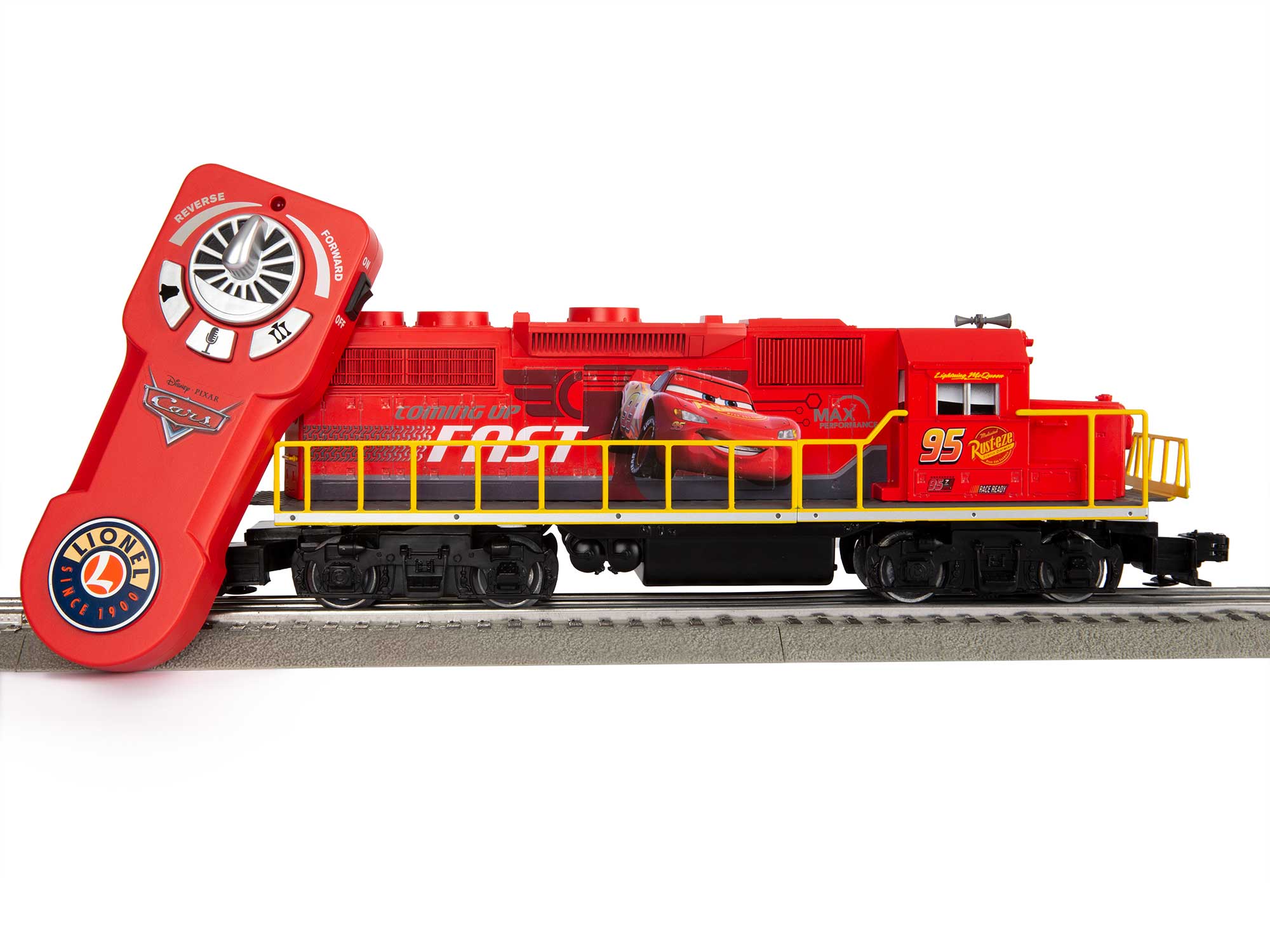 Lionel Pixar's Cars Lightning McQueen, Electric O Gauge Model Train Set
